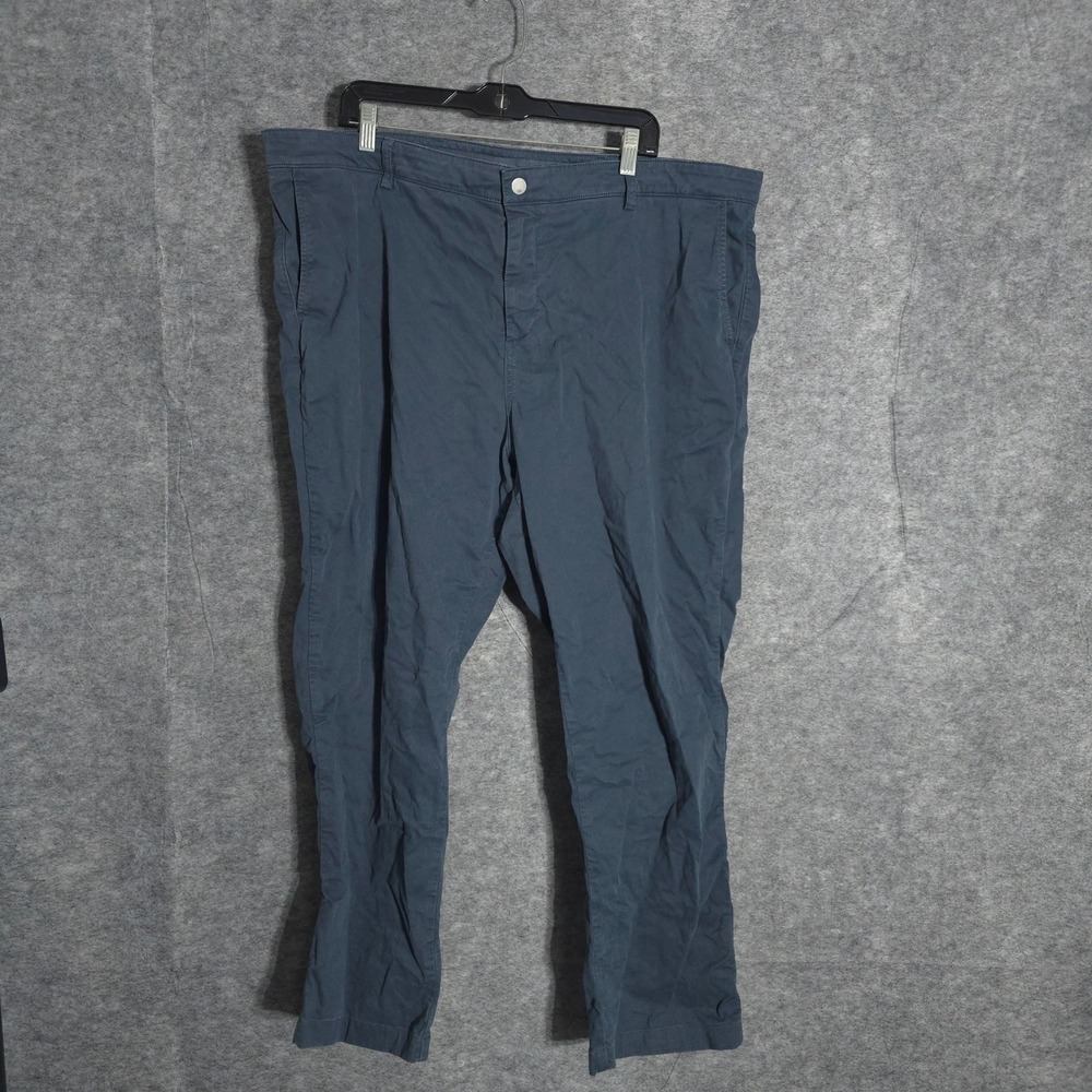 Spoke Heroes Chinos Mens 46x31 Navy Blue Stretch Cotton Trousers Tapered Fit